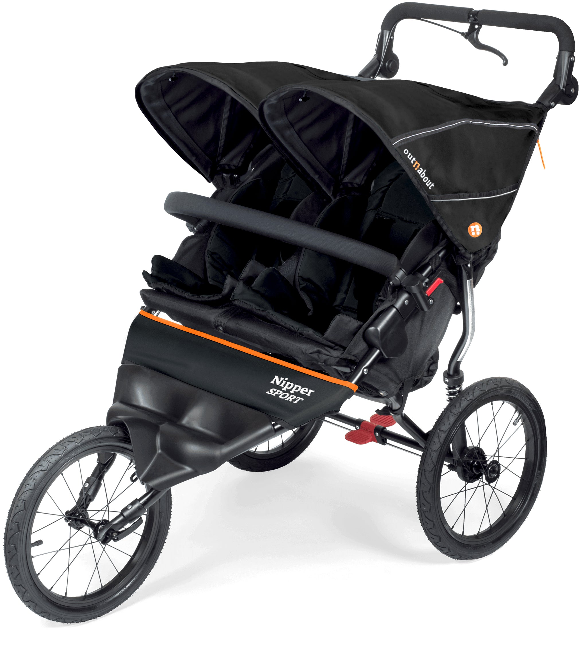 Out n About Nipper Sport v5 Double Kids Bike Trailers