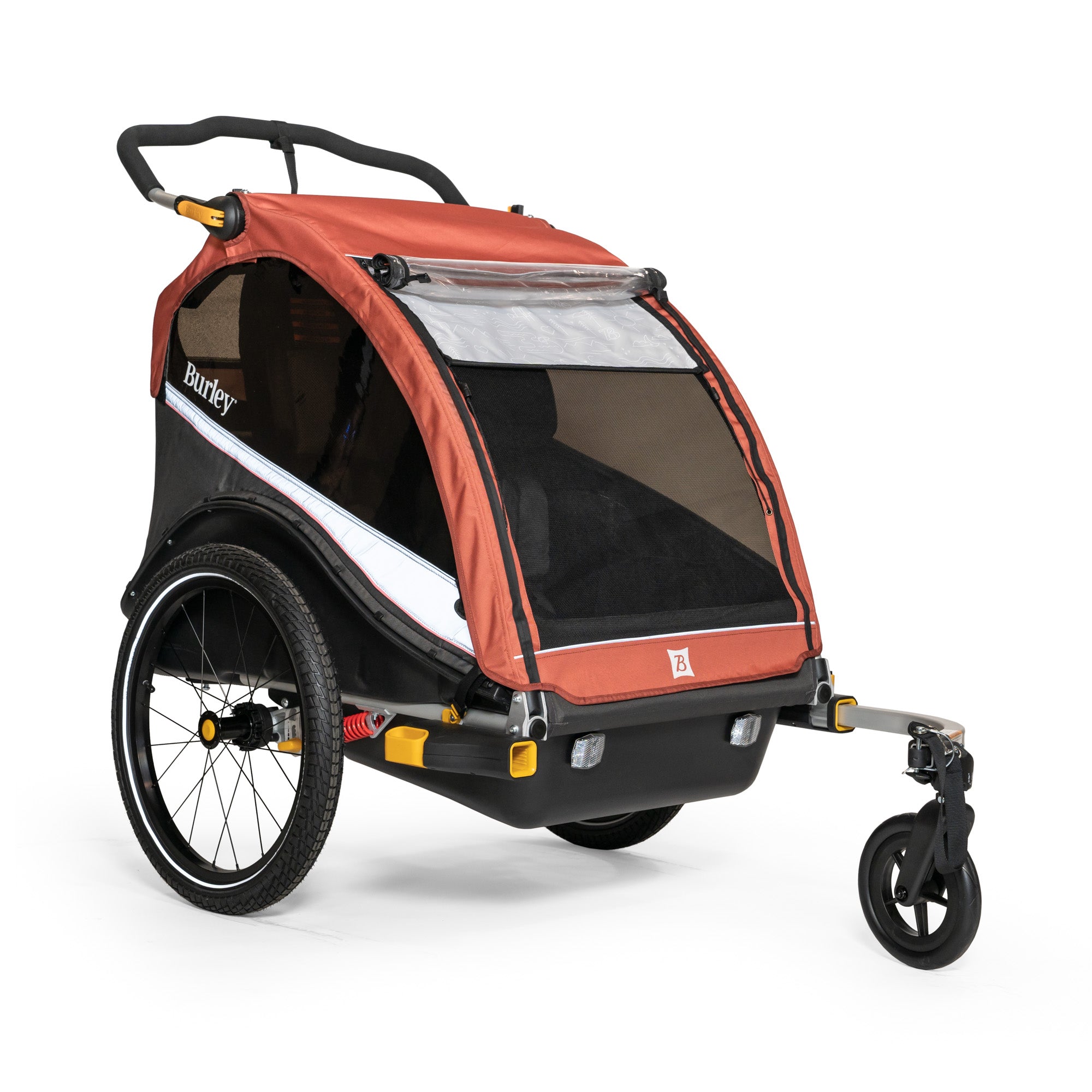 Double buggy child bike trailer on sale